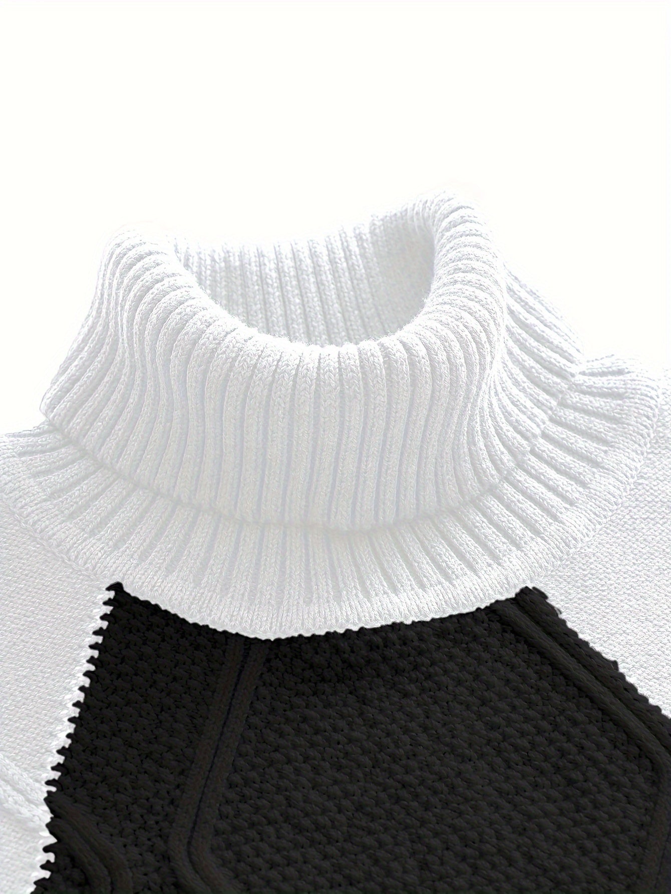 Casual slim-fit coltrui met geometrische grafische print voor heren | Ideaal voor herfst/winter