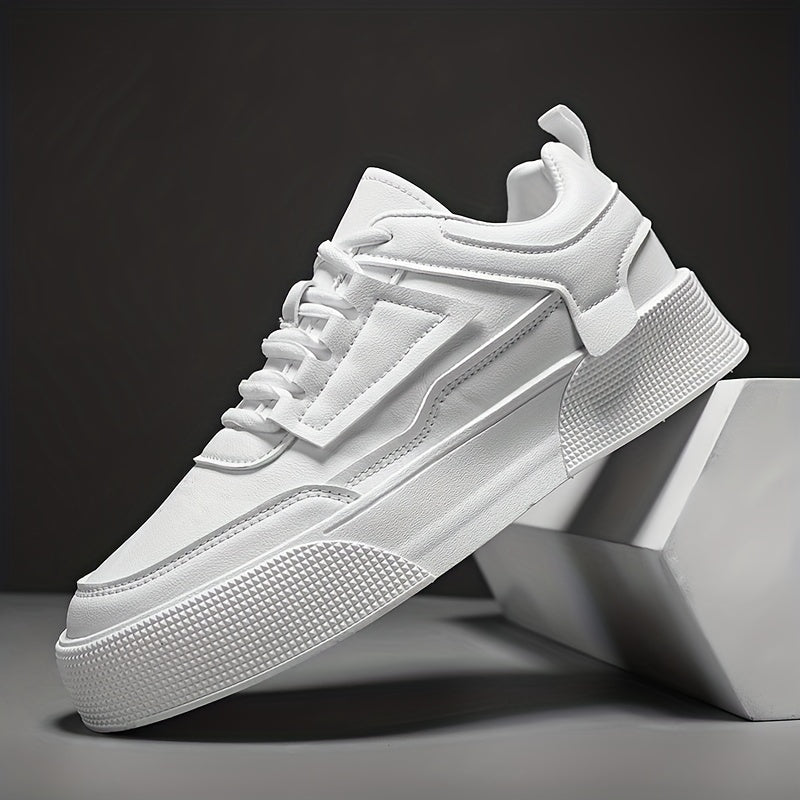 Comfortabele, witte veterschoenen voor heren | Perfect voor alle seizoenen