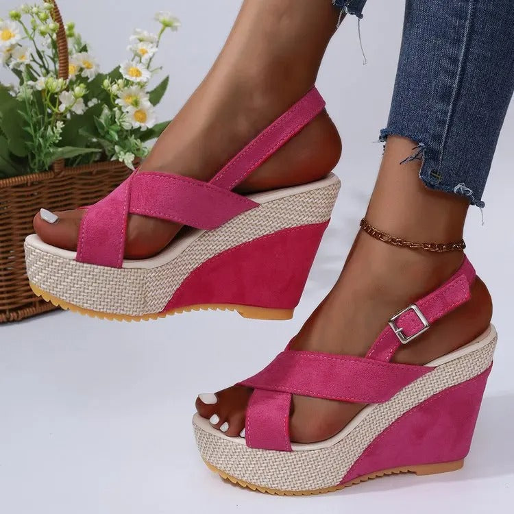 Zomerse luchtige hoge hakken voor dames elegant