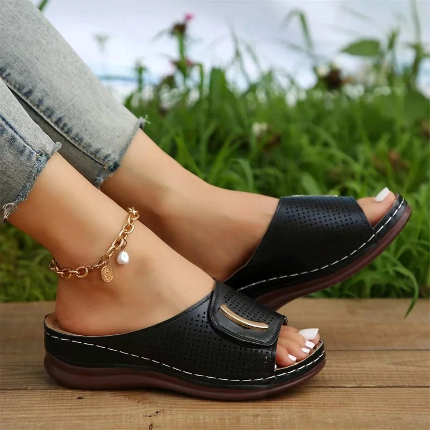 Zomerbries Vismond lichtgewicht dames sandalen zomers