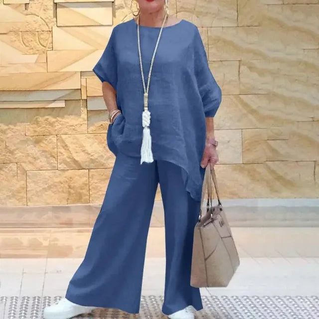 Trendy Tweedelige Vrijetijdsset voor Dames – Comfort en Stijl voor Elke Dag