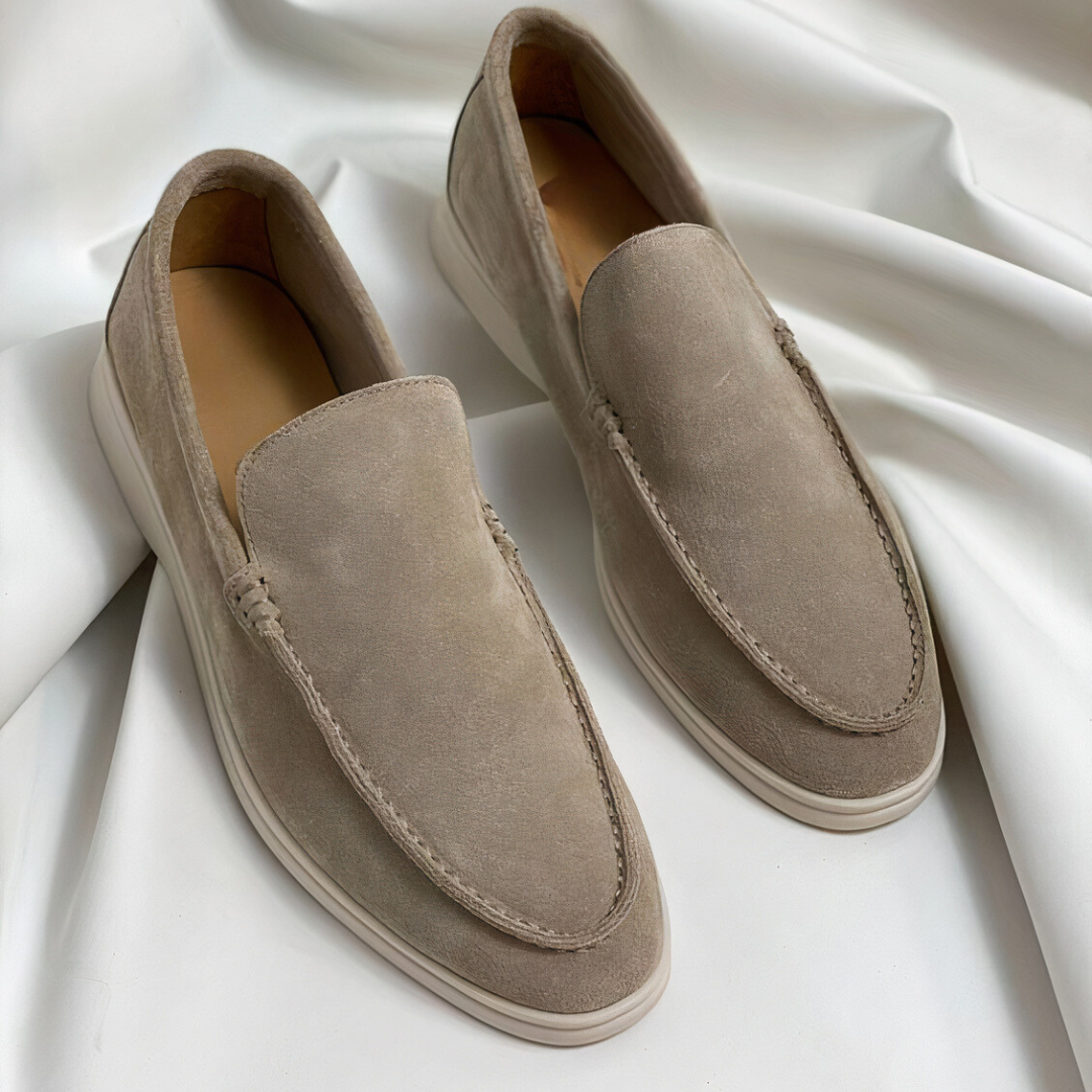 Thomas | Klassieke Vintage Leren Loafers voor Heren