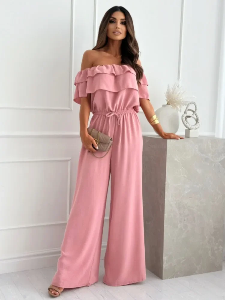 Zomerse dames jumpsuit lichte stof voor warme dagen