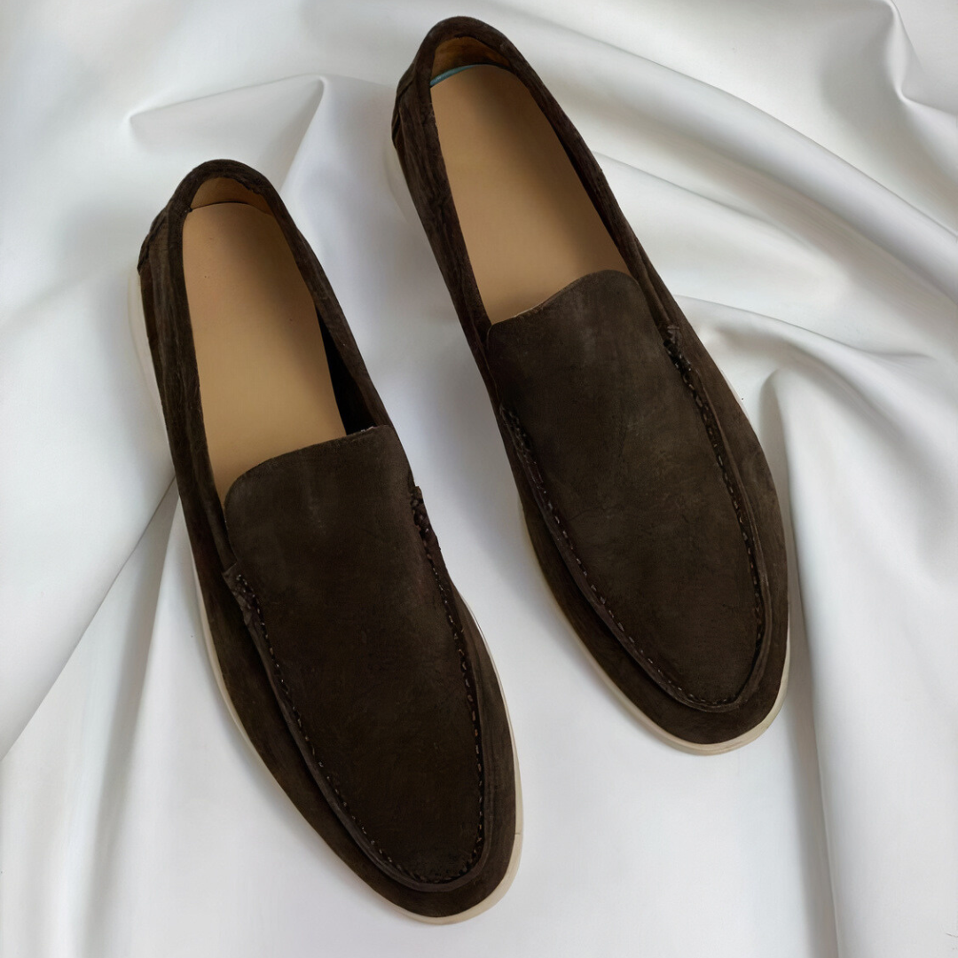 Thomas | Klassieke Vintage Leren Loafers voor Heren