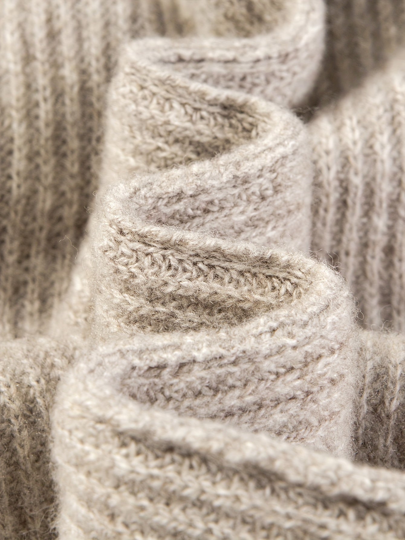 Casual merinoswol trui met rits voor heren | Ideaal voor herfst/winter