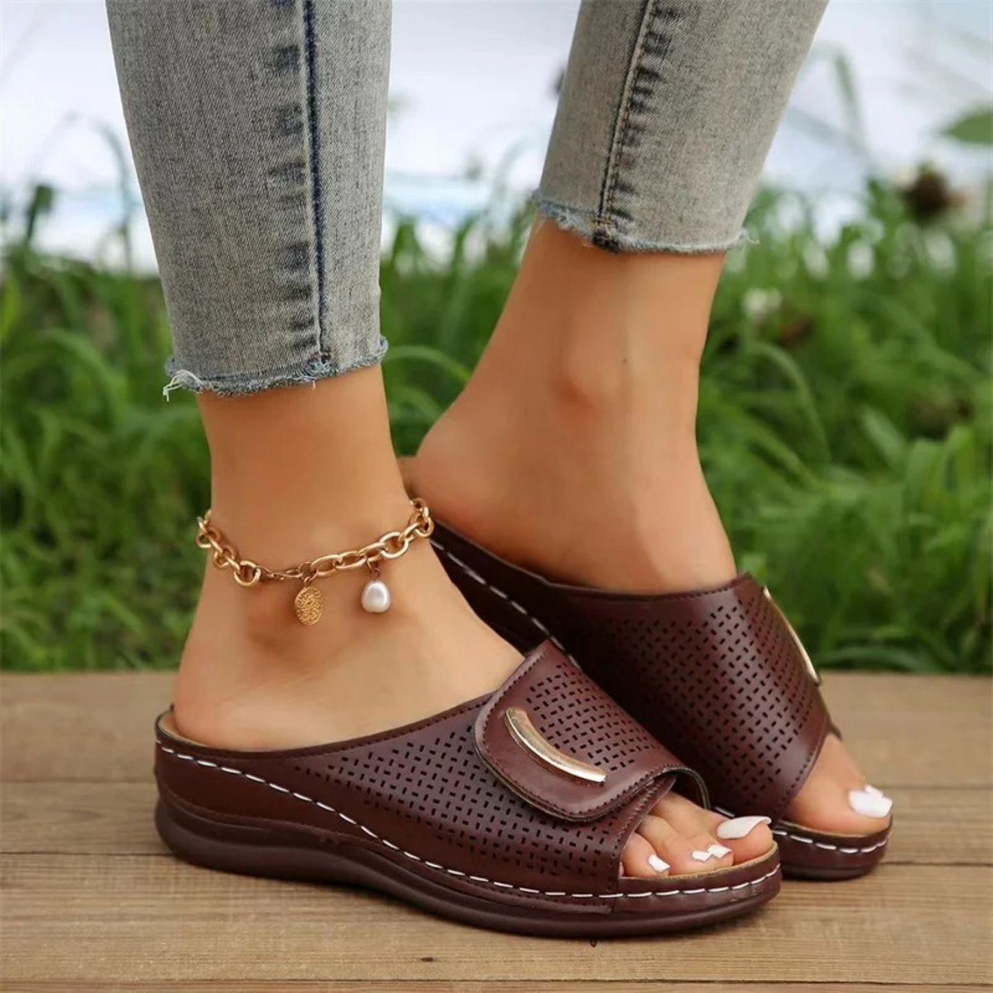 Zomerbries Vismond lichtgewicht dames sandalen zomers