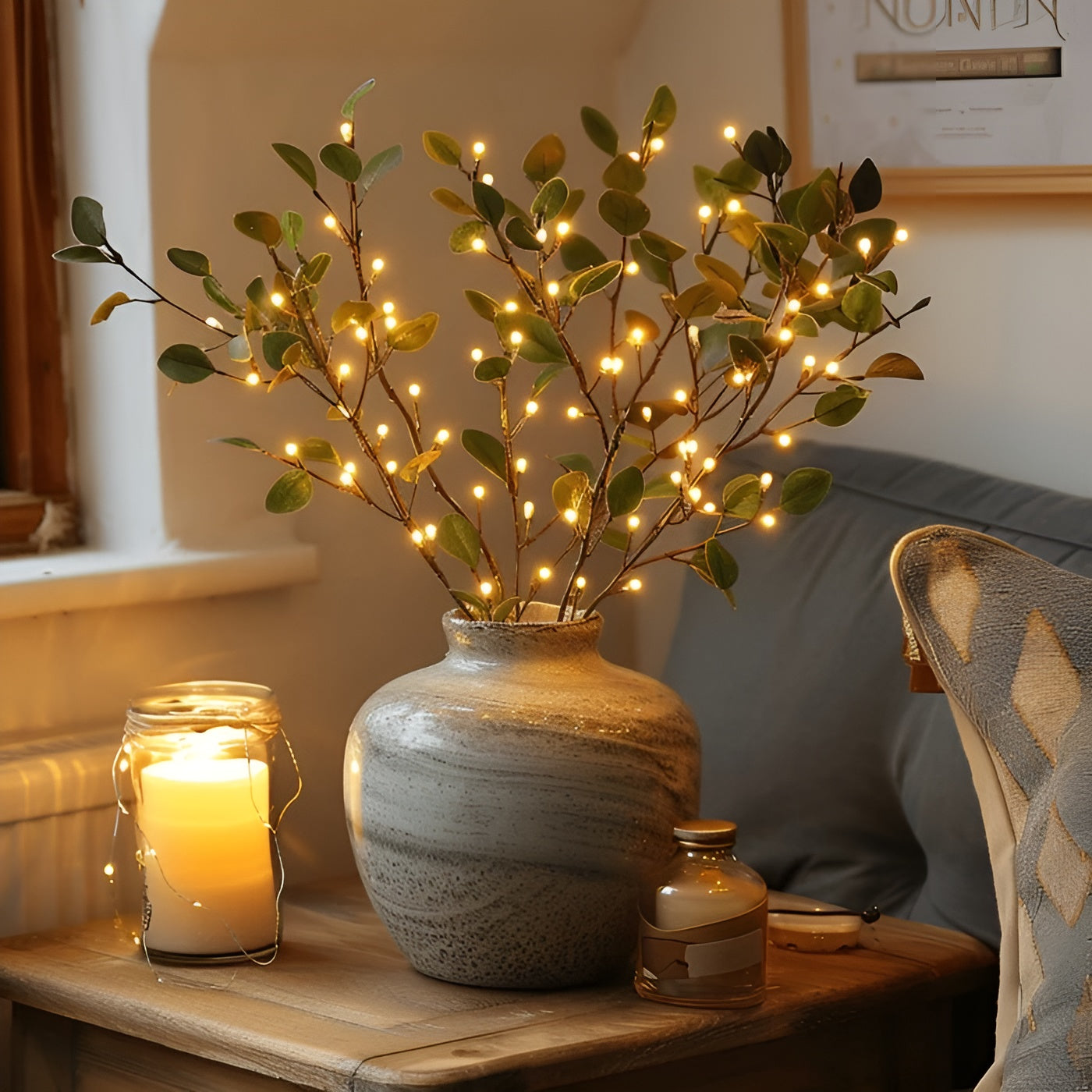 EverLeaf LED Decorative Branch Lamp - Elegant natuurlijk ontwerp voor decoratie van huis en kantoor