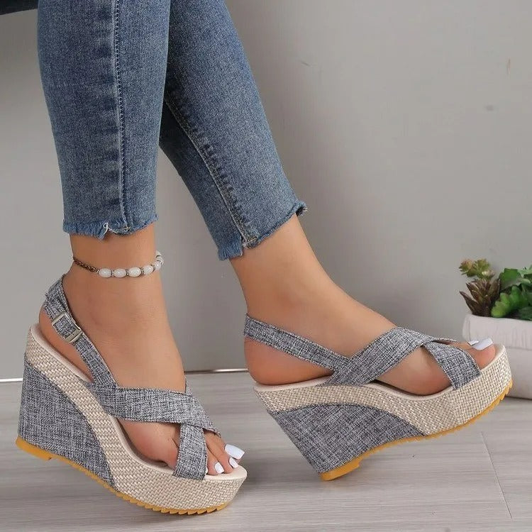Zomerse luchtige hoge hakken voor dames elegant