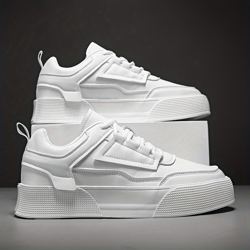 Comfortabele, witte veterschoenen voor heren | Perfect voor alle seizoenen