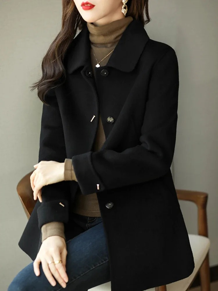 Klassieke trenchcoat met puntkraag voor dames | Ideaal voor de winter