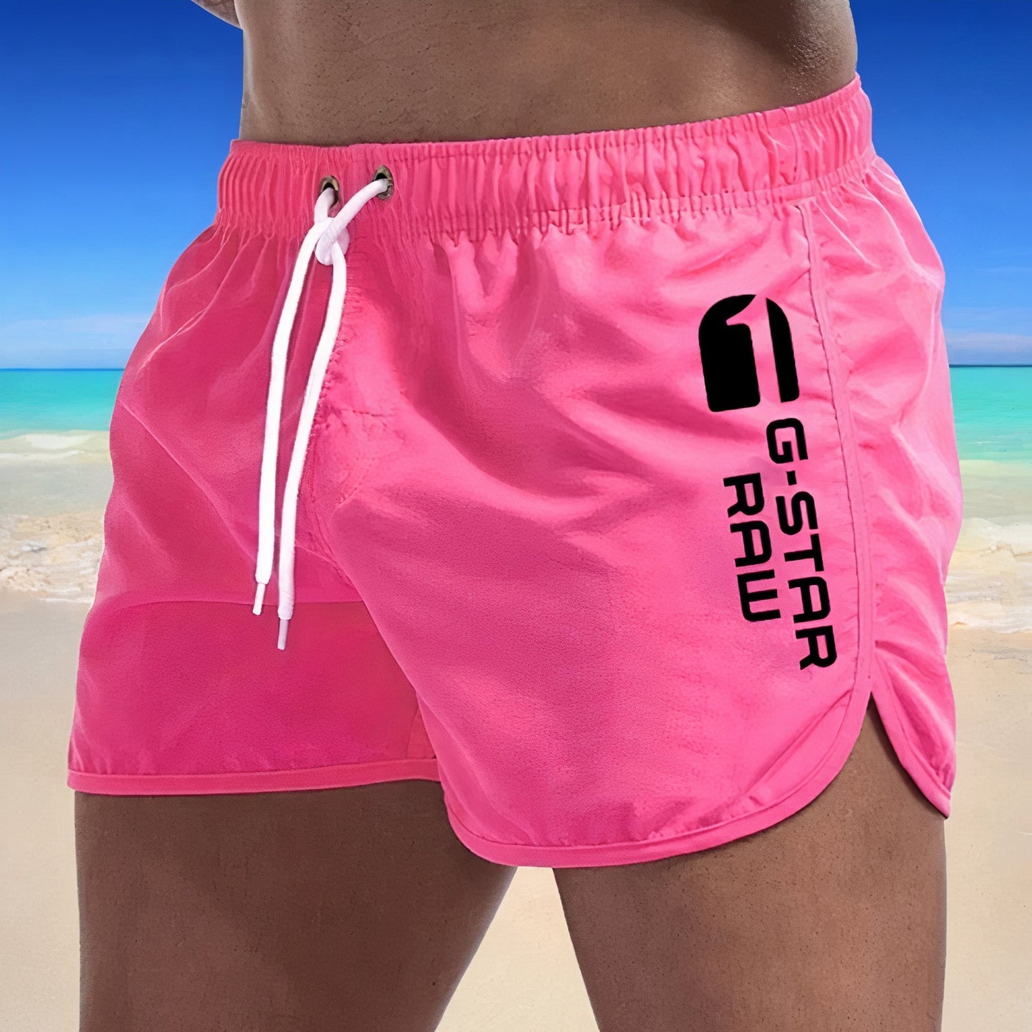 Sneldrogende heren zwembroek voor een actieve zomer