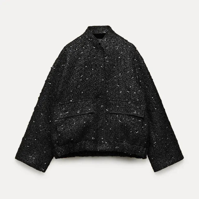 Elegante gebreide blazer met zakken voor vrouwen | Perfect voor alle seizoenen