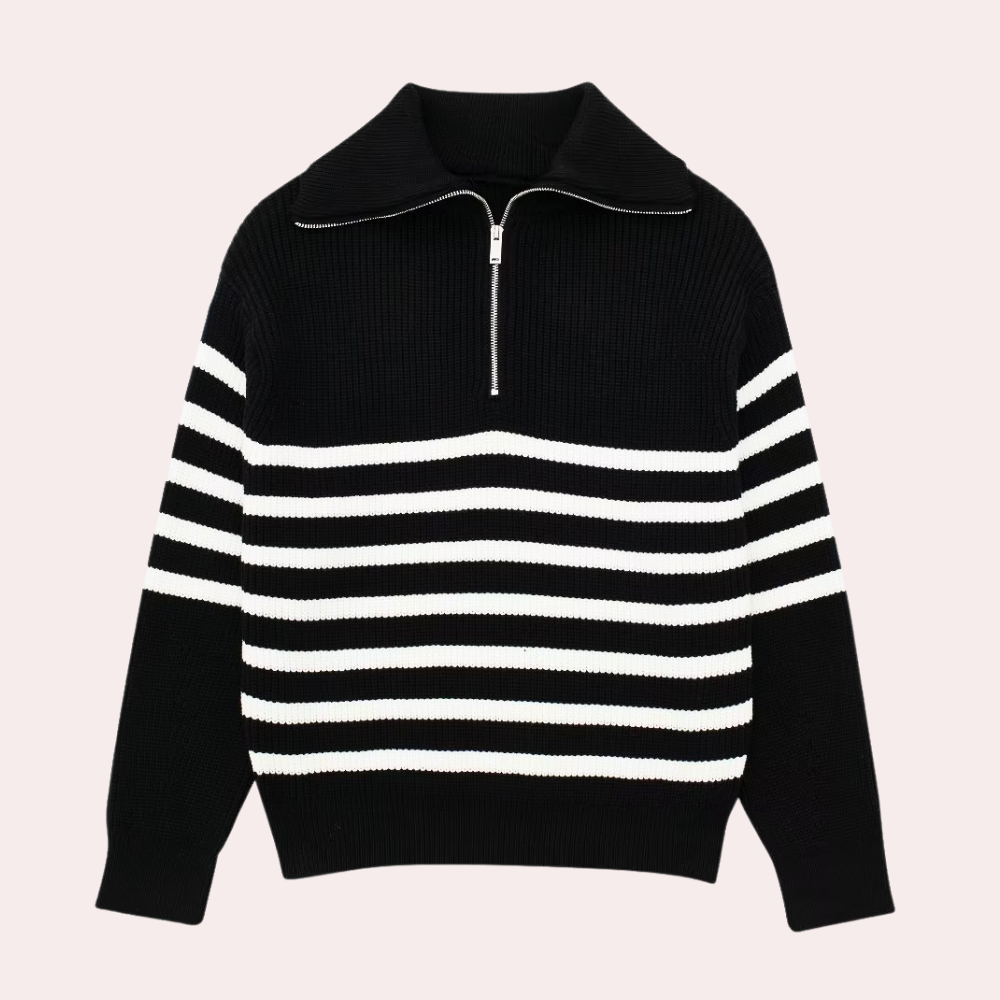 Damestrui met modieuze ritssluiting