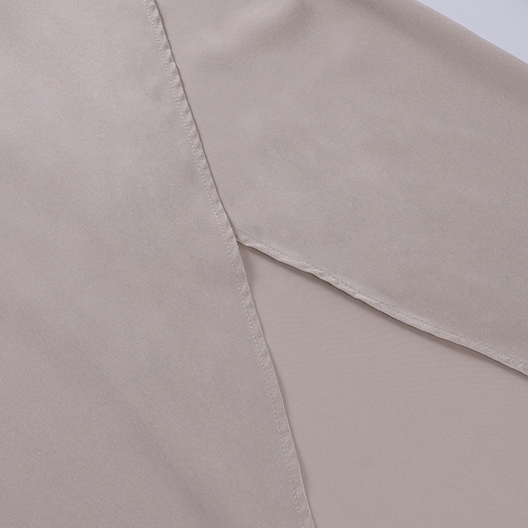 Ziena Rode Elegante Jurk met Hoge Split