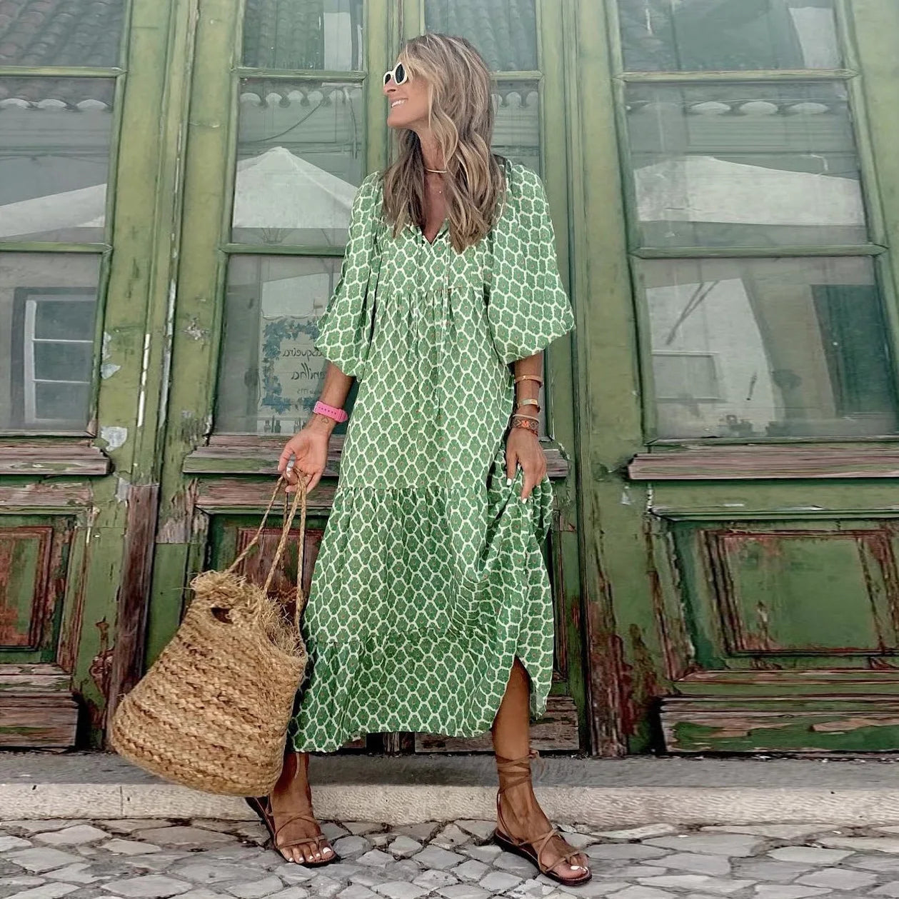 Zijden jurk Laviana elegant en veelzijdig