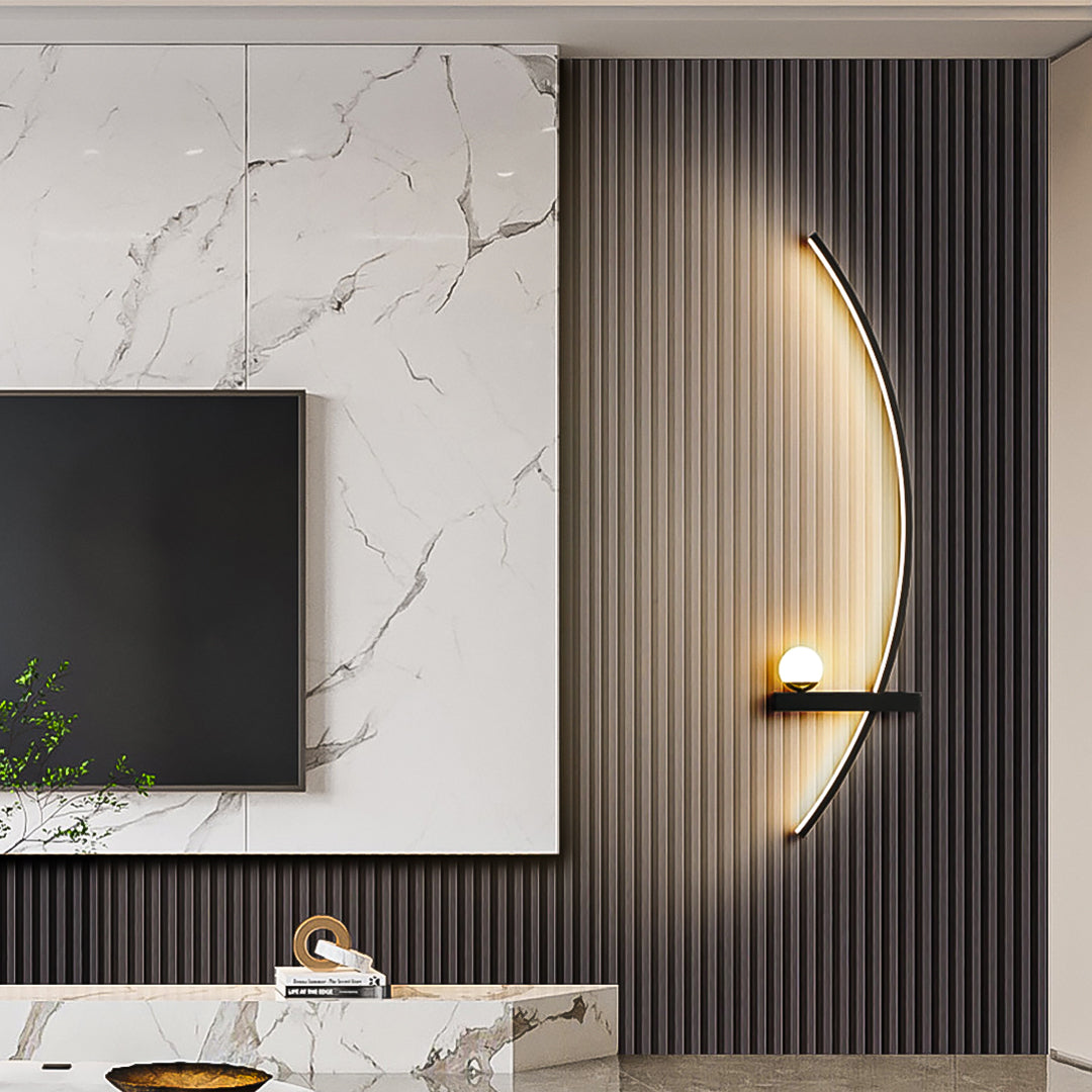 Half Moon Wandlamp – Eigentijdse LED-verlichting voor moderne interieurs