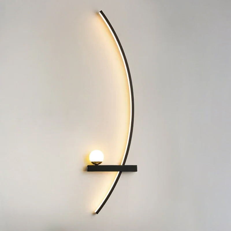 Half Moon Wandlamp – Eigentijdse LED-verlichting voor moderne interieurs