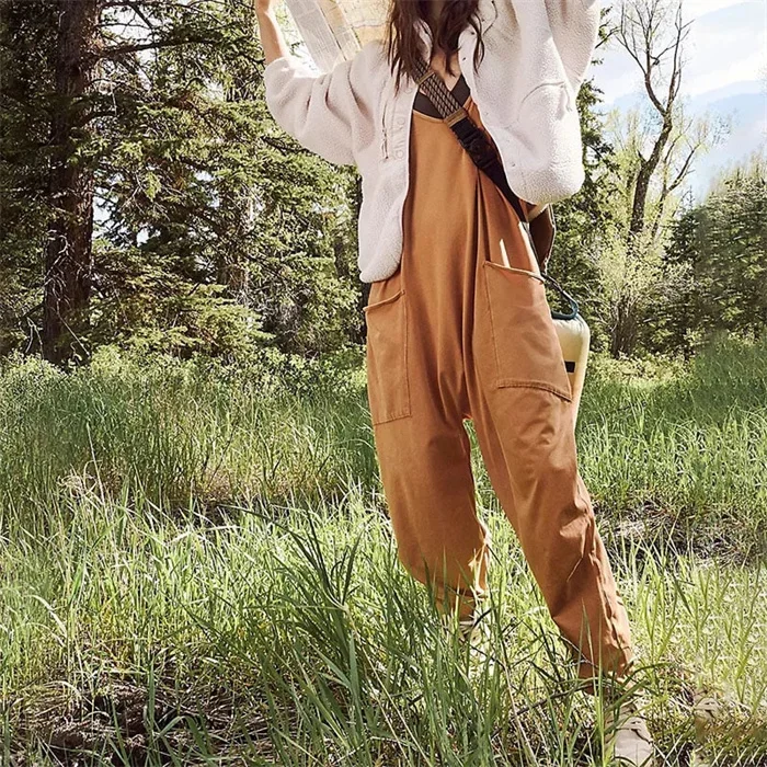 Zaraia | Relaxte Baggy Jumpsuit voor Vrouwen