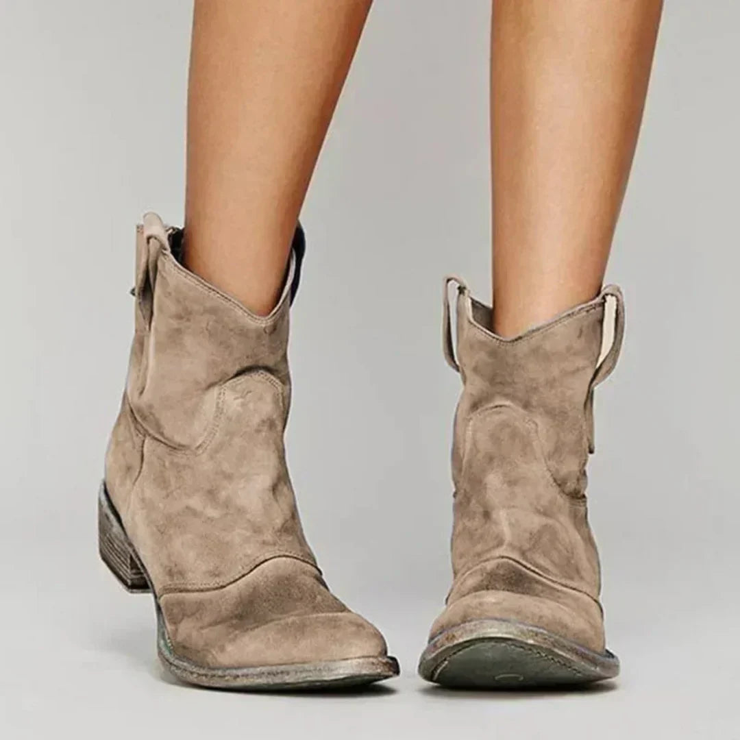 Trendy Leren Cowboylaarzen voor Dames – Stoer & Stijlvol