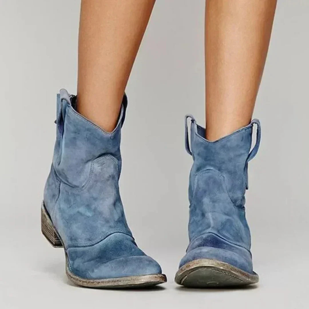 Trendy Leren Cowboylaarzen voor Dames – Stoer & Stijlvol