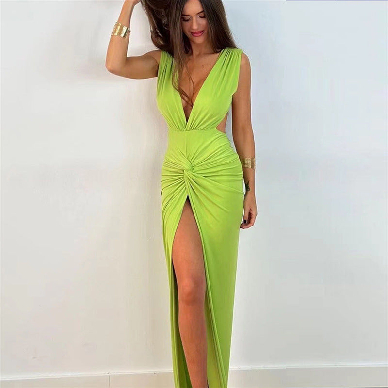 Zomerjurk met blote rug voor een elegante look