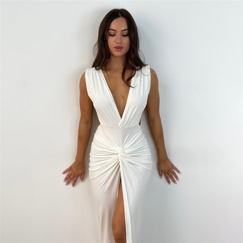 Zomerjurk met blote rug voor een elegante look