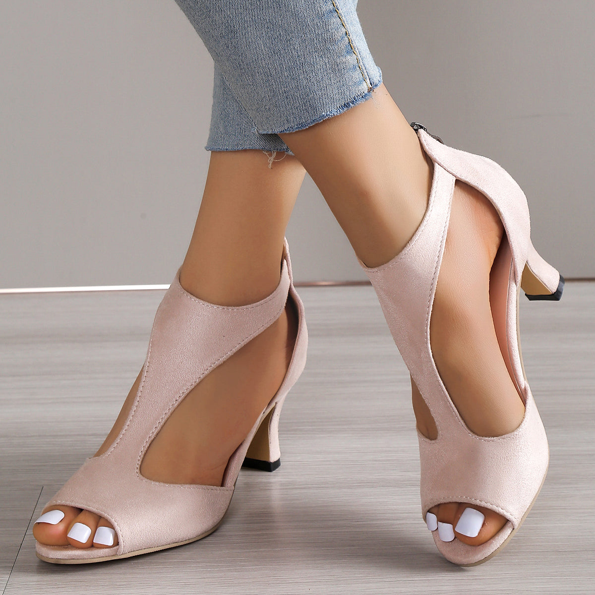 Sandalen met orthopedische hakken voor dames