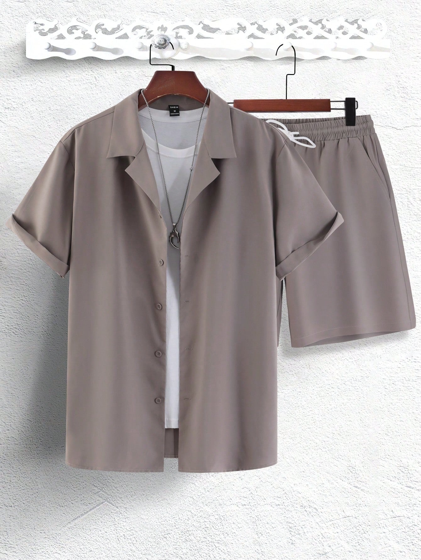 Zomerkledingset voor heren casual en veelzijdig