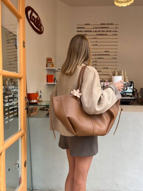 Dames Vintage Tote Bag | Leren Schoudertas