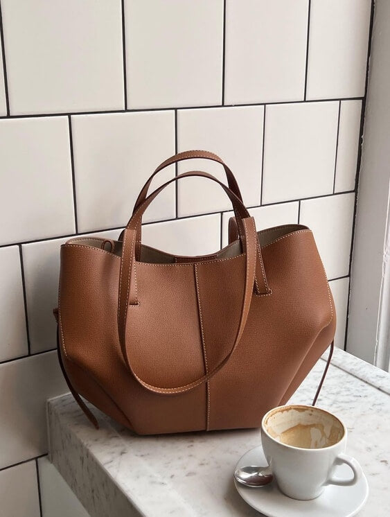 Dames Vintage Tote Bag | Leren Schoudertas
