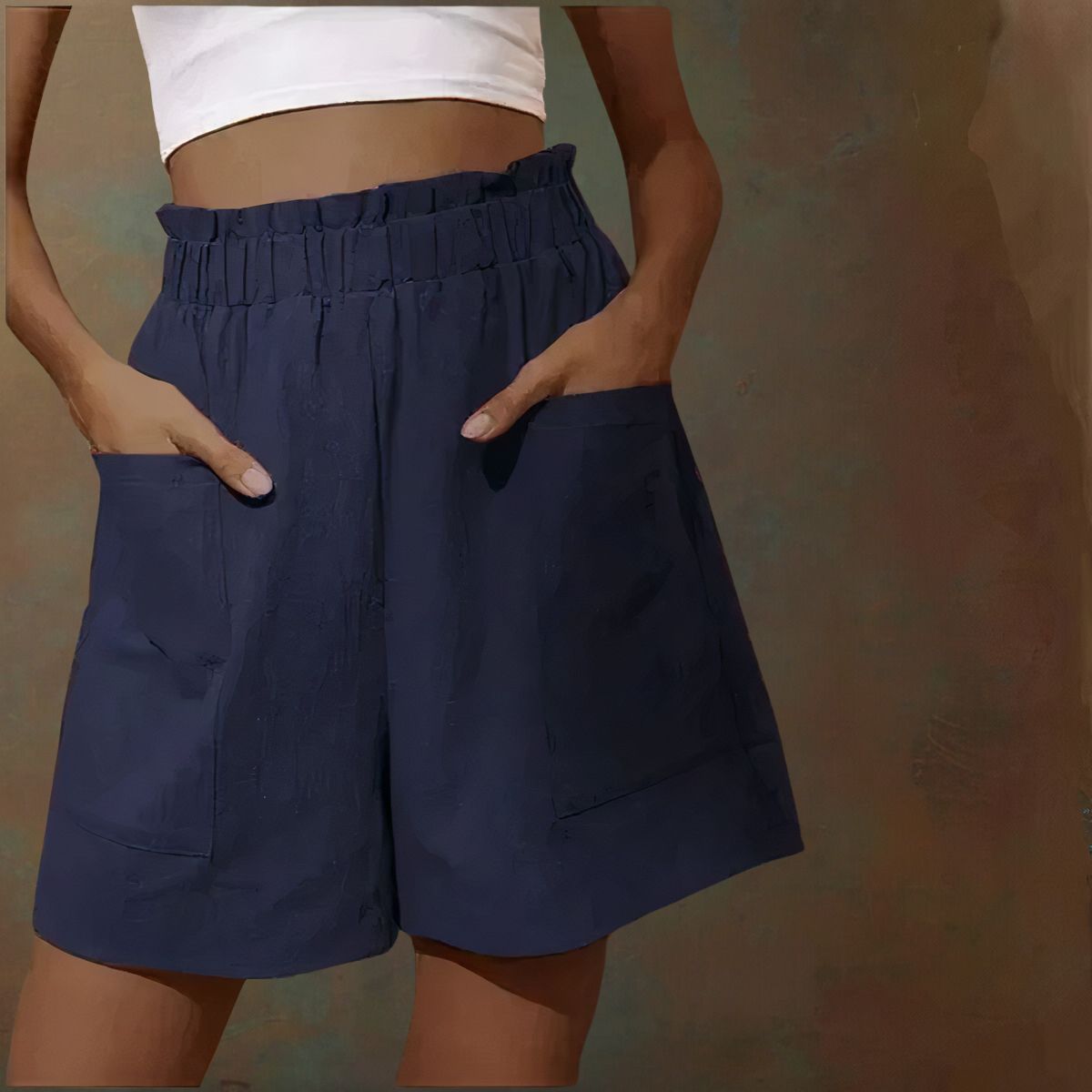 Zomershort met hoge taille voor een stijlvolle look