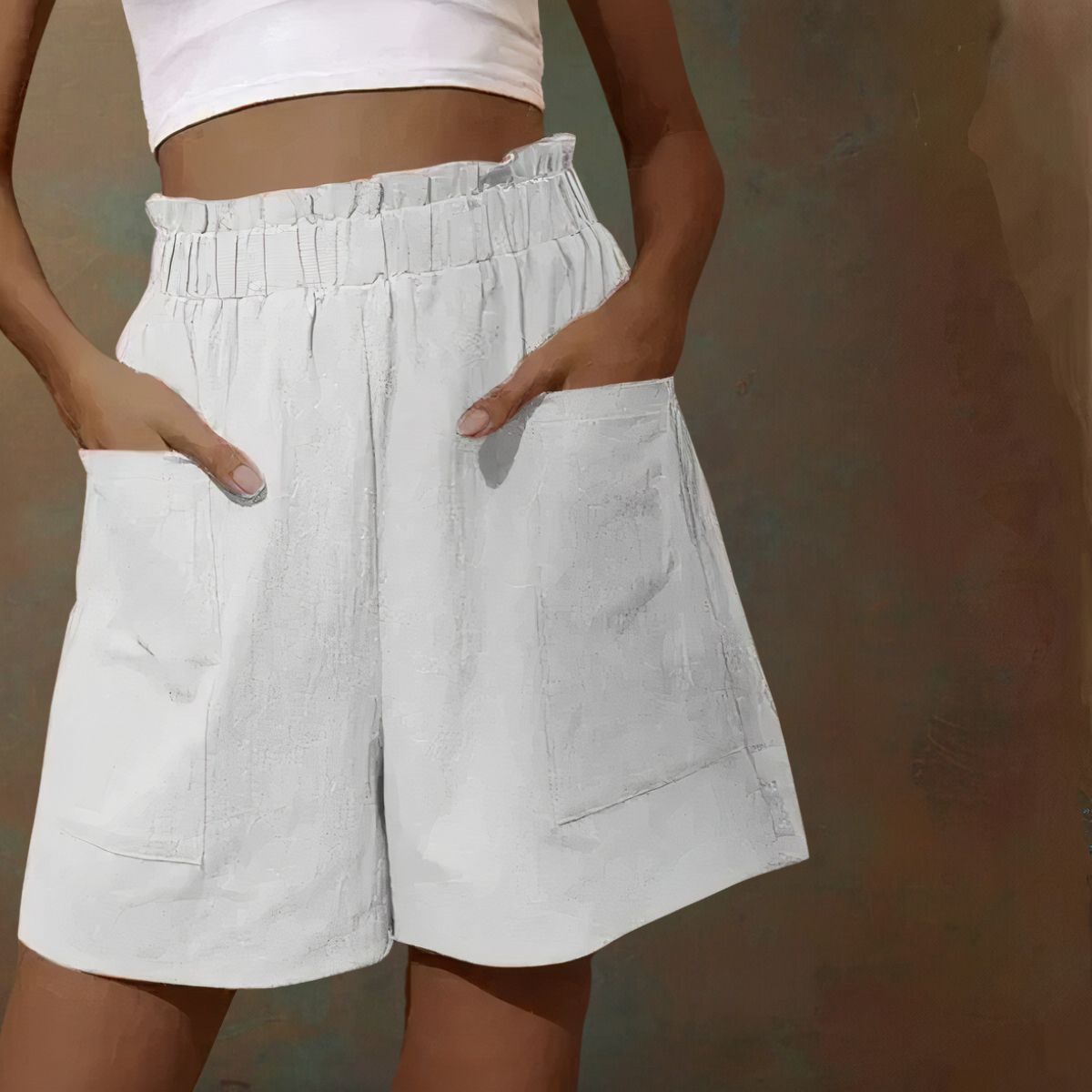 Zomershort met hoge taille voor een stijlvolle look