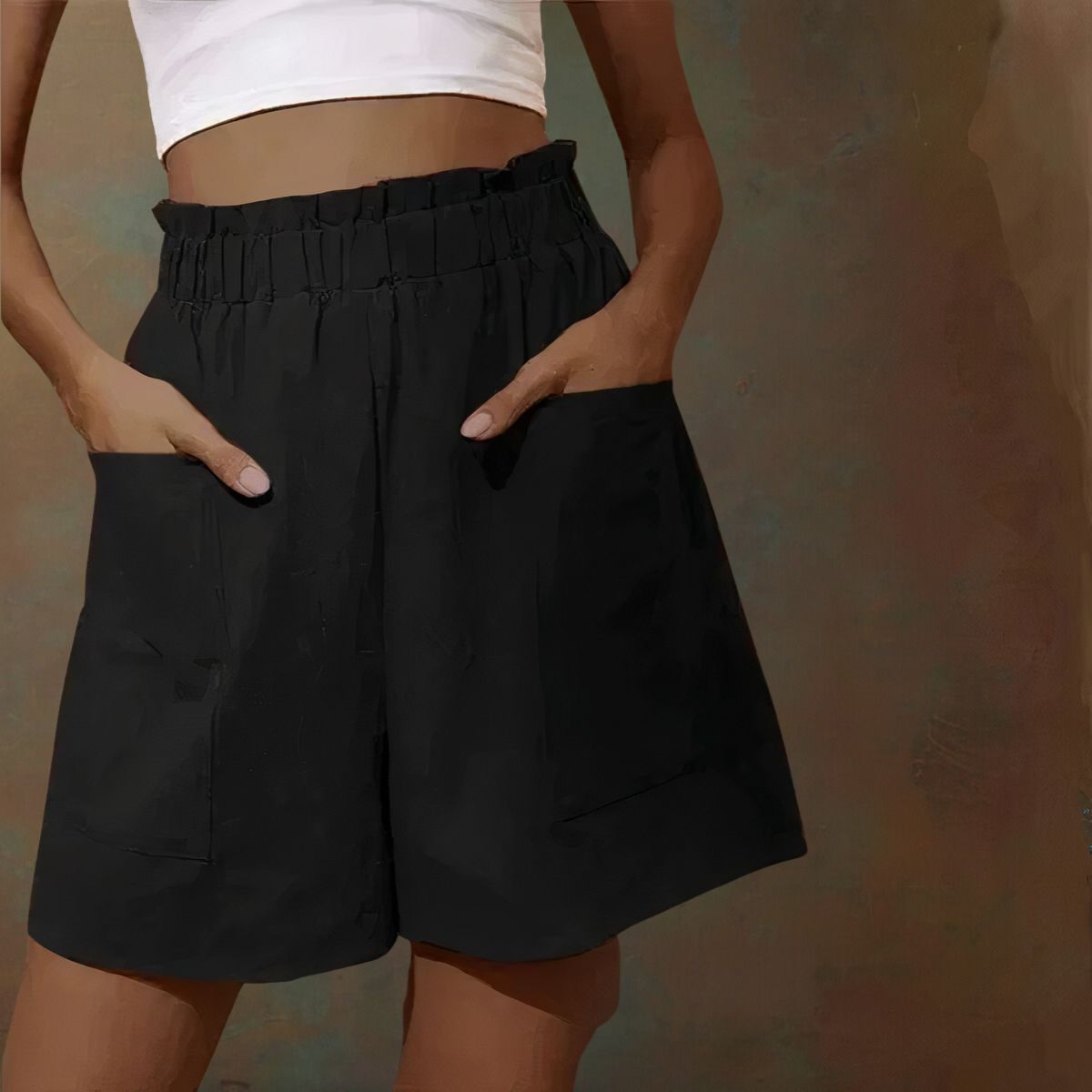 Zomershort met hoge taille voor een stijlvolle look