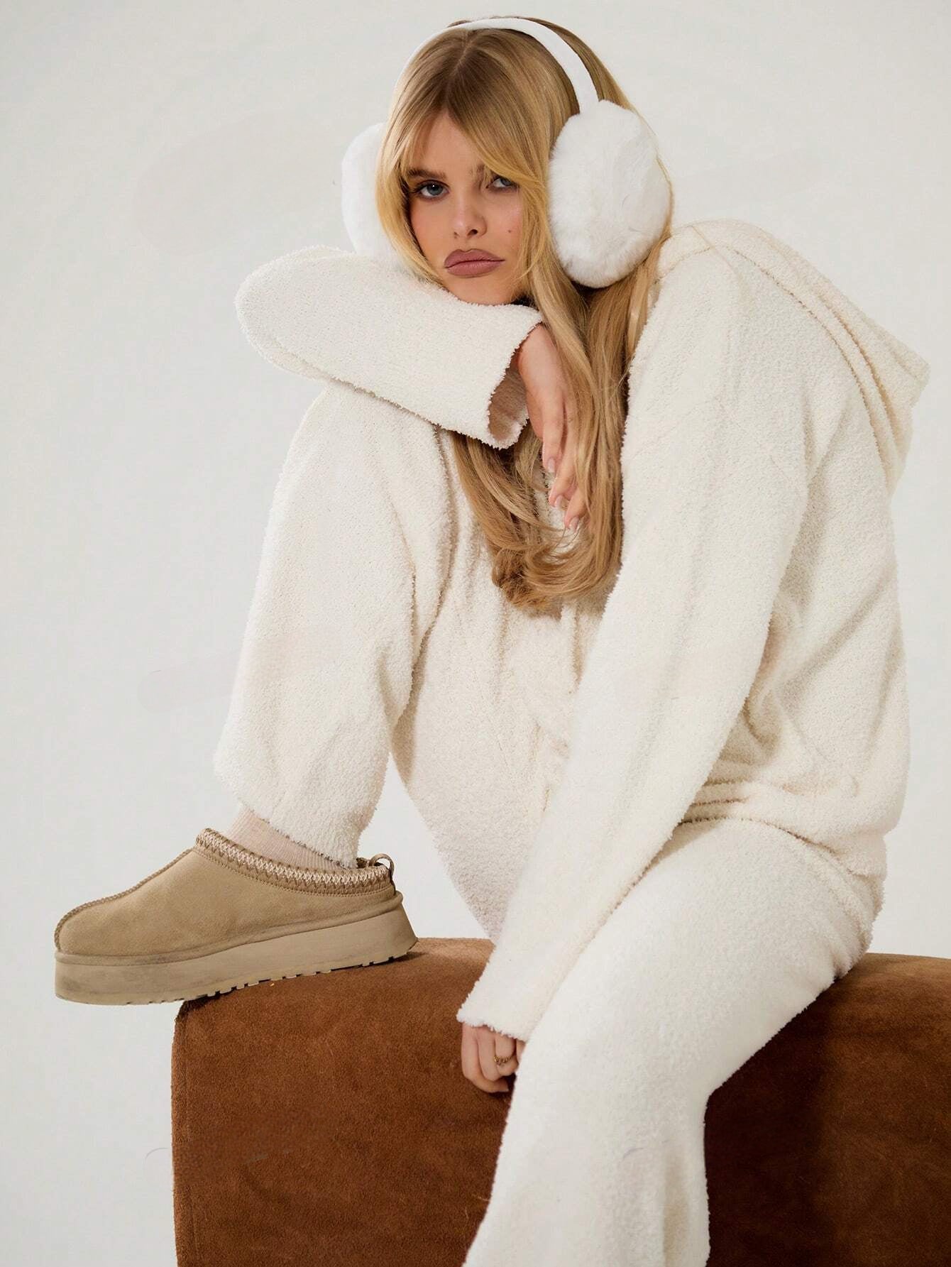 Comfy Teddy Fluffy Wijde Winterset – Perfect voor dagelijkse gebruik