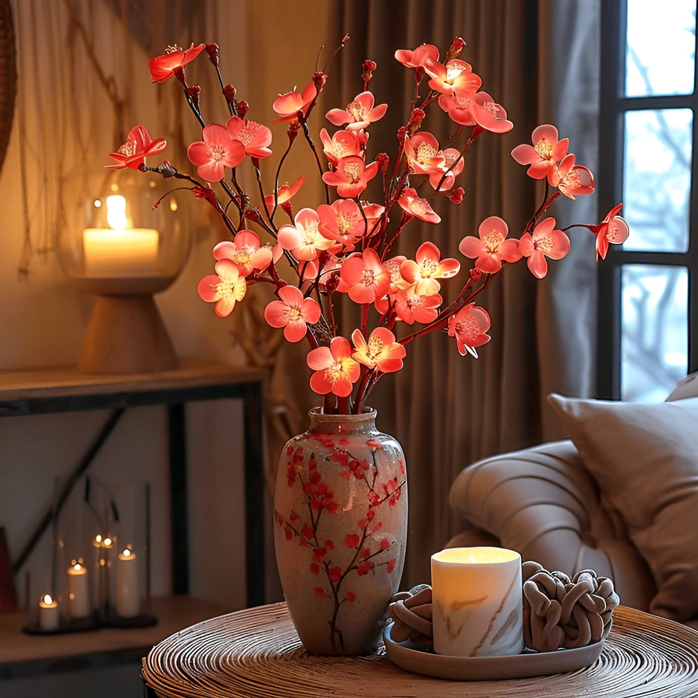 EverLeaf LED Decorative Branch Lamp - Elegant natuurlijk ontwerp voor decoratie van huis en kantoor