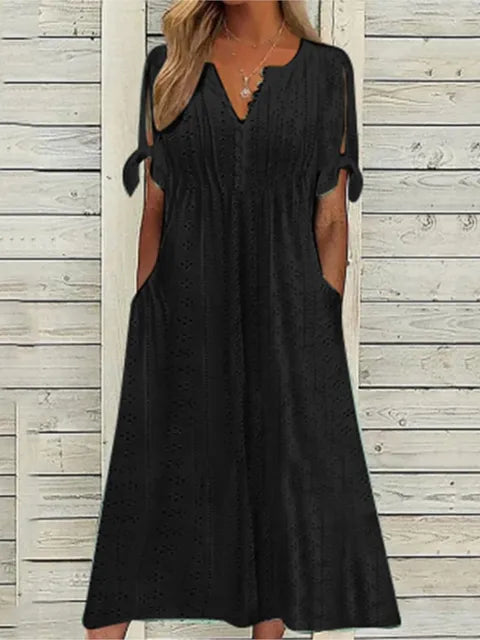 Luchtig Zomerjurkje met Elegante Snit Perfect voor Zomers