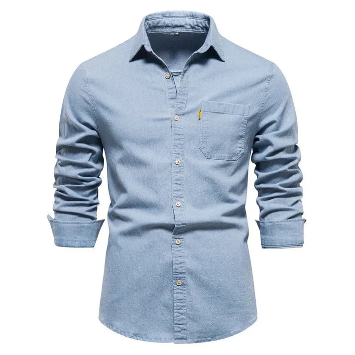 Zwart Blauw Zomerhemd voor Stijlvolle Herenmode