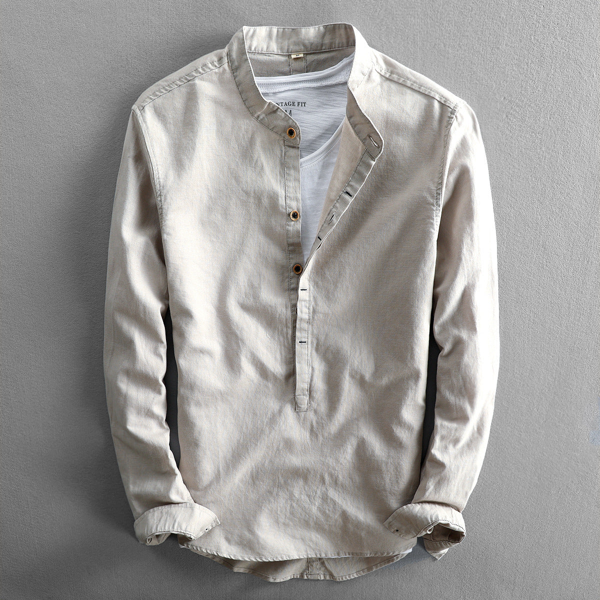 Zivora Essentials Linnen Overhemd Heren Elegant Comfort