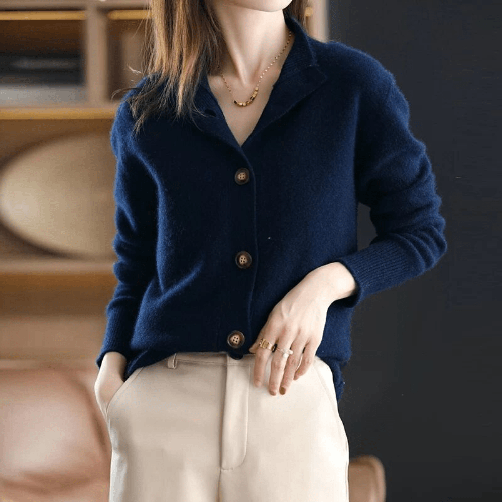 Darla Kasjmier vest voor dames - Zachte, elegante trui met comfortabele pasvorm