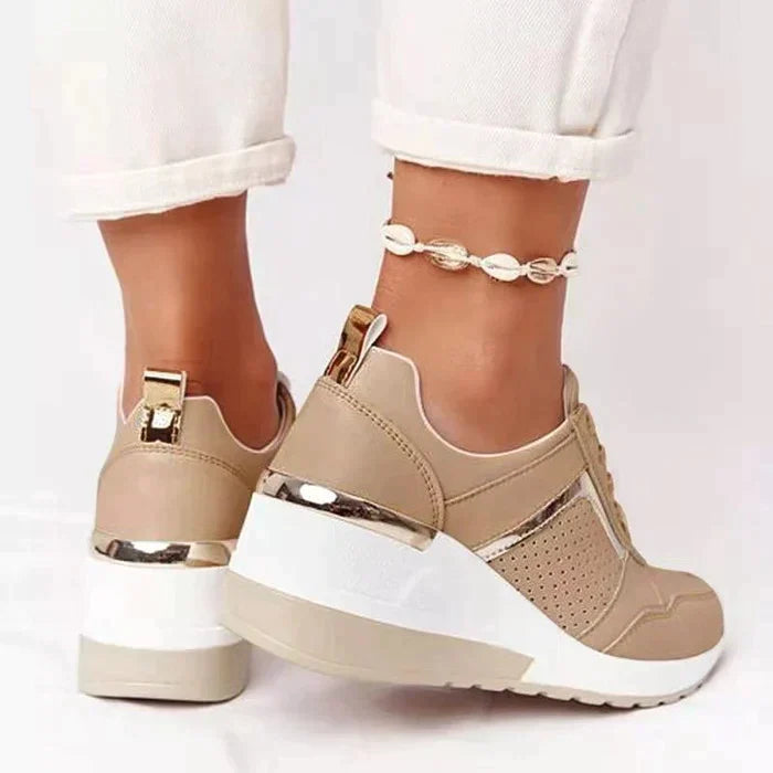 ZenStep Damessportschoen Beige Grijs Khaki Wit