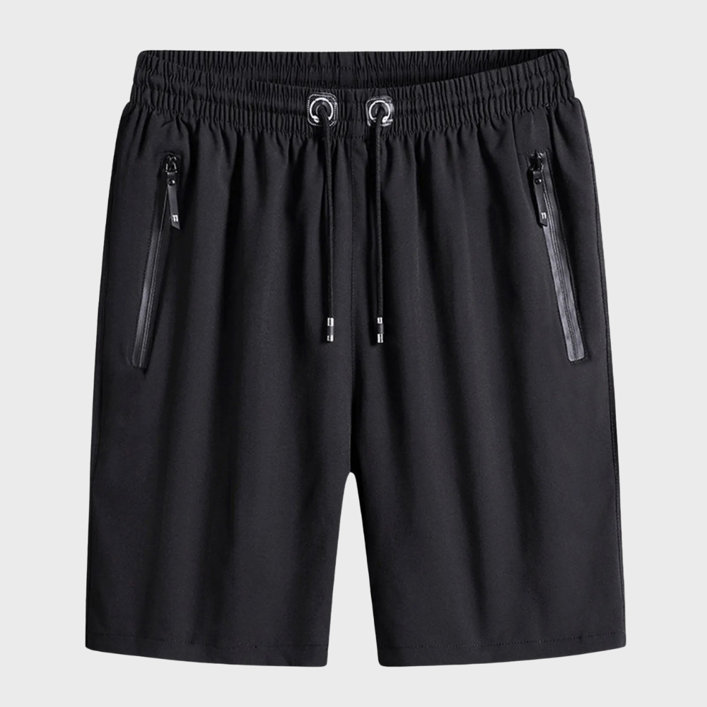 Zwarte zomershort heren voor buiten casual chic