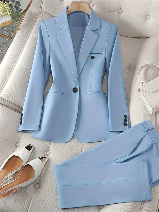 Klassieke blazer voor dames met reverskraag - Tijdloos en elegant - Voor alle seizoenen