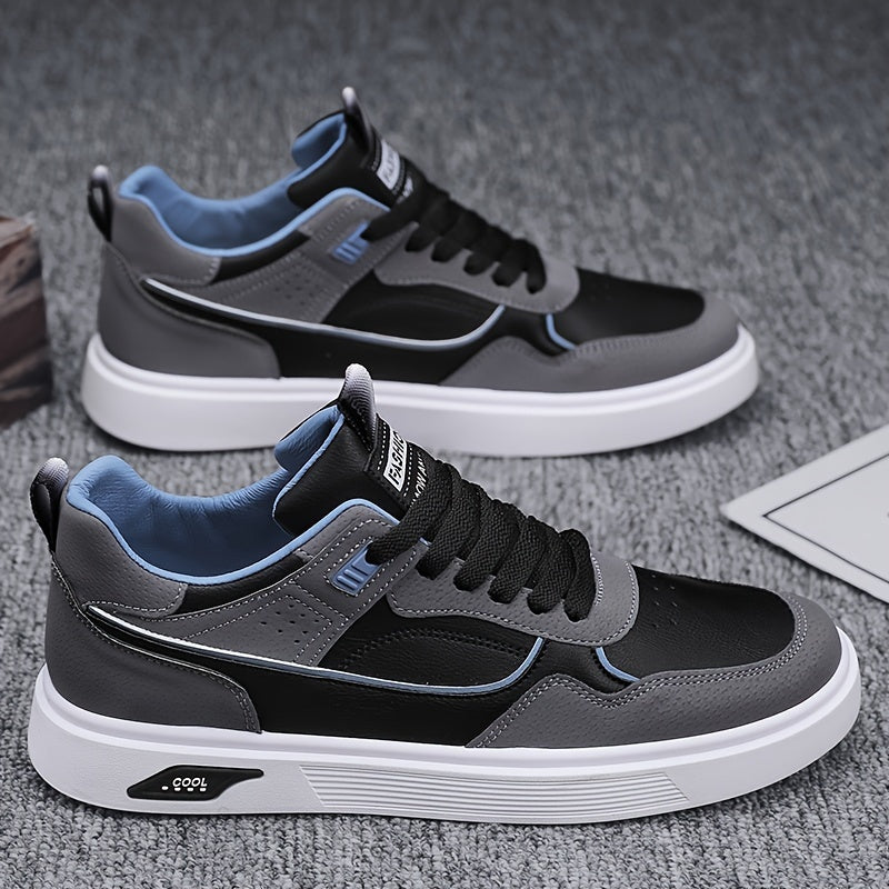 Comfortabele lace-up lage-top skateboardschoenen voor heren | Comfortabel dagelijks te dragen voor alle seizoenen
