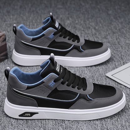 Comfortabele lace-up lage-top skateboardschoenen voor heren | Comfortabel dagelijks te dragen voor alle seizoenen