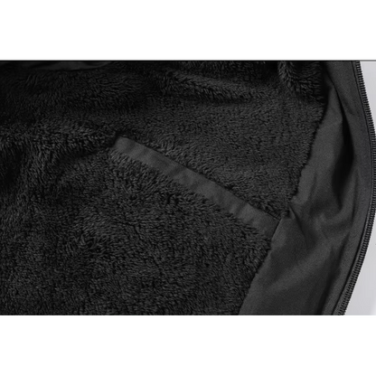 Heren Slim Fit Zip Puffer Jacket met capuchon en zakken Perfect voor Herfst/Winter