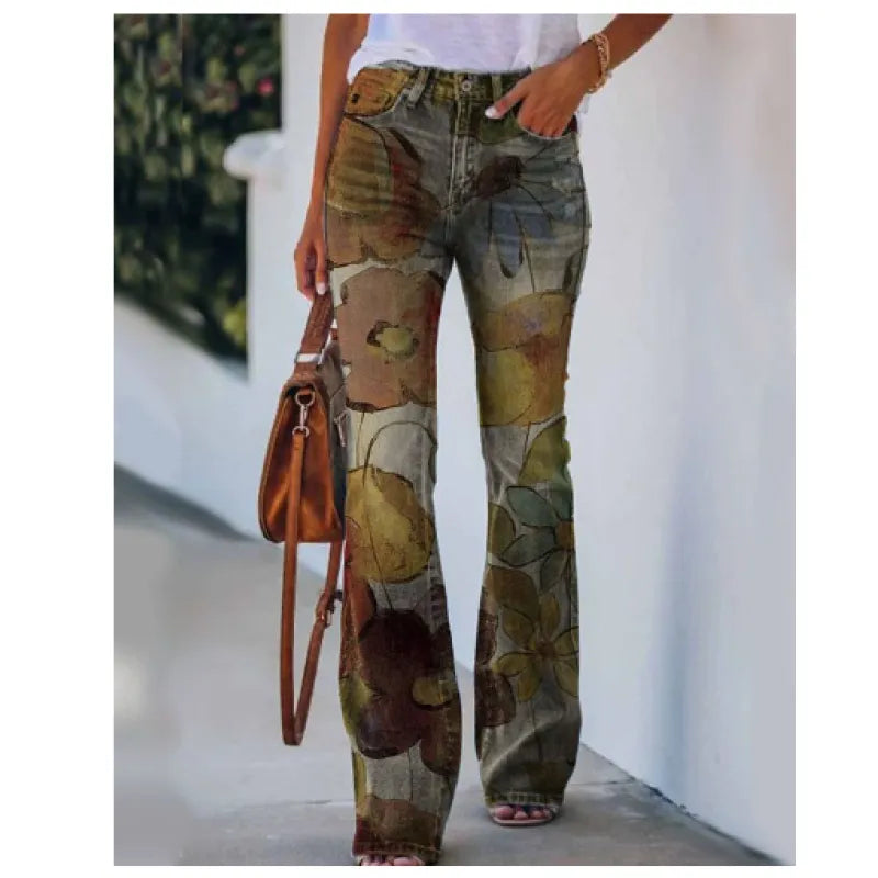 4-knoops uitlopende broek voor dames | Perfect voor alle seizoenen