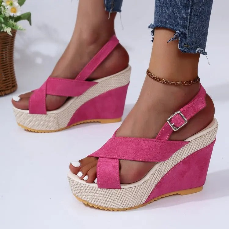 Zomerse luchtige hoge hakken voor dames elegant