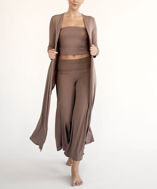Georgina Bamboe Maxi Lang Vest