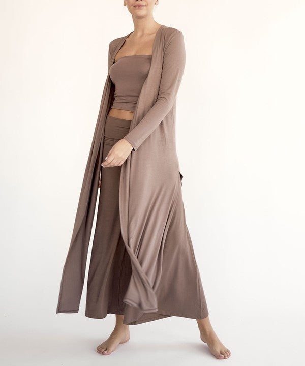 Georgina Bamboe Maxi Lang Vest