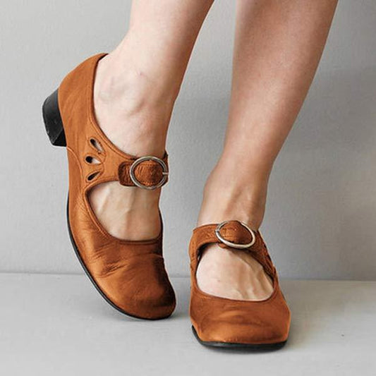 Zephyra Orthopedische Vintage Schoenen Met Band